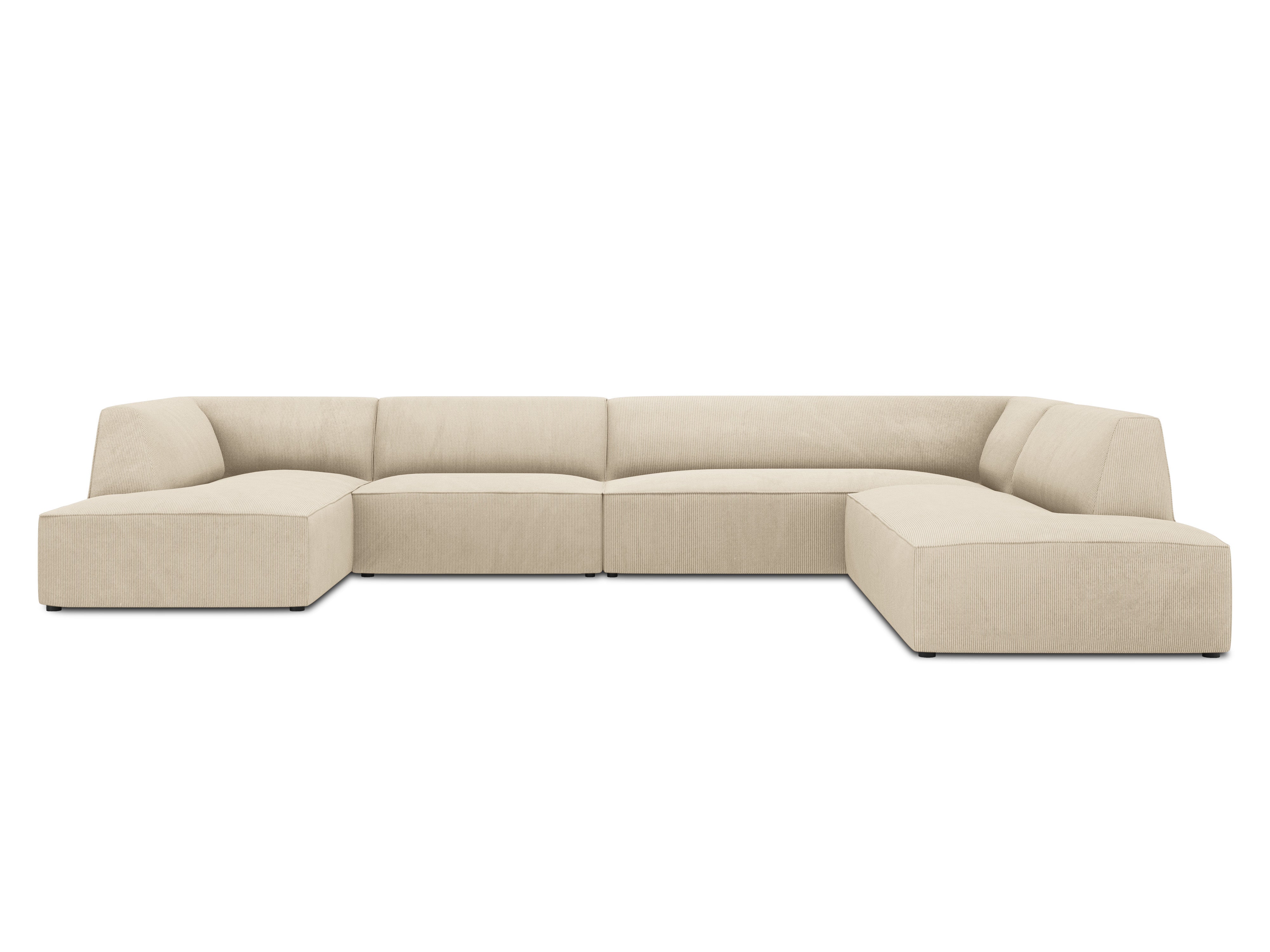 Kutna garnitura Ruby 366x273cm, Materijal: Rebrasta tkanina