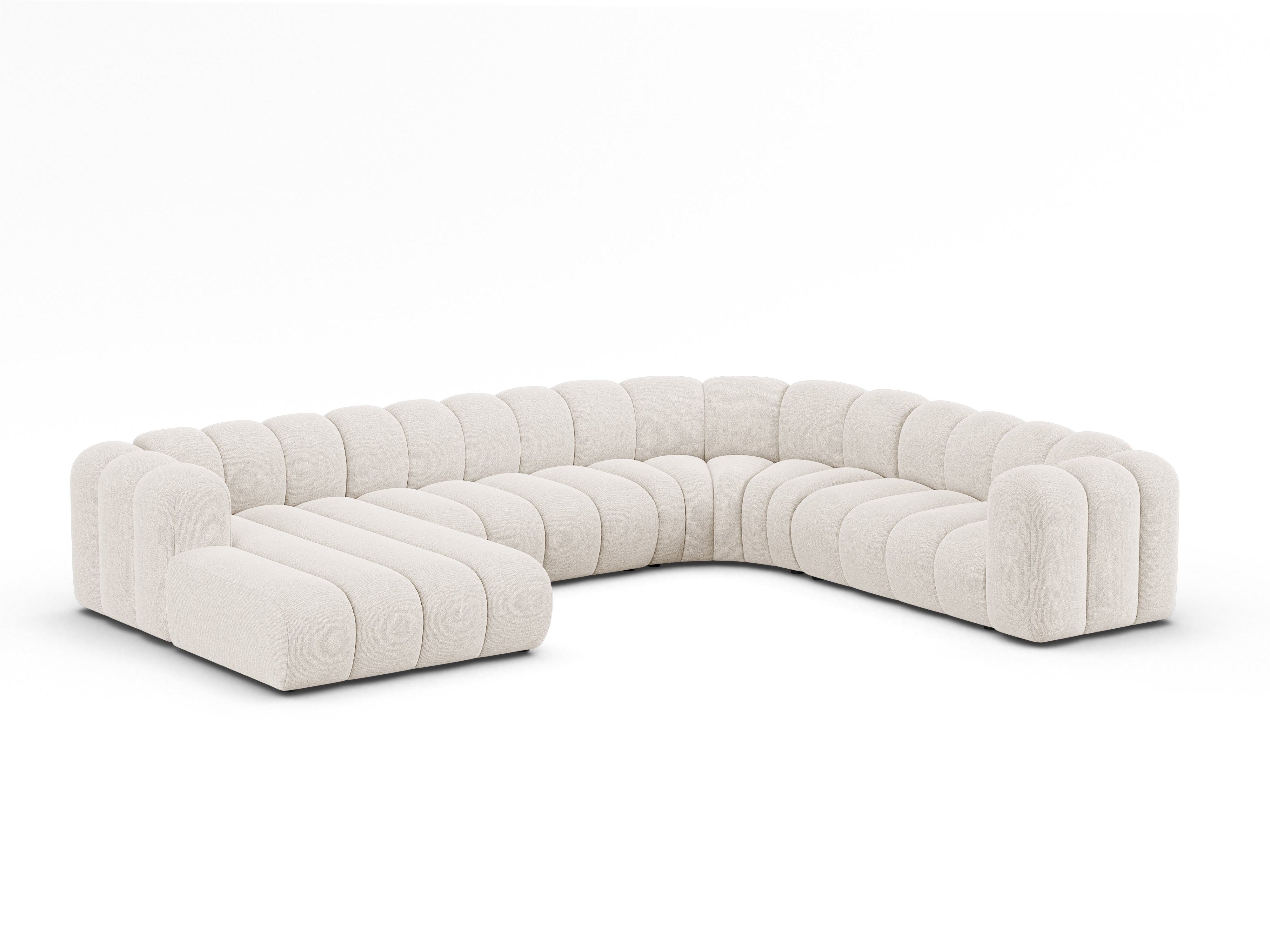 Kutna garnitura Lupine 370x280cm, Materijal: Chenille Eden