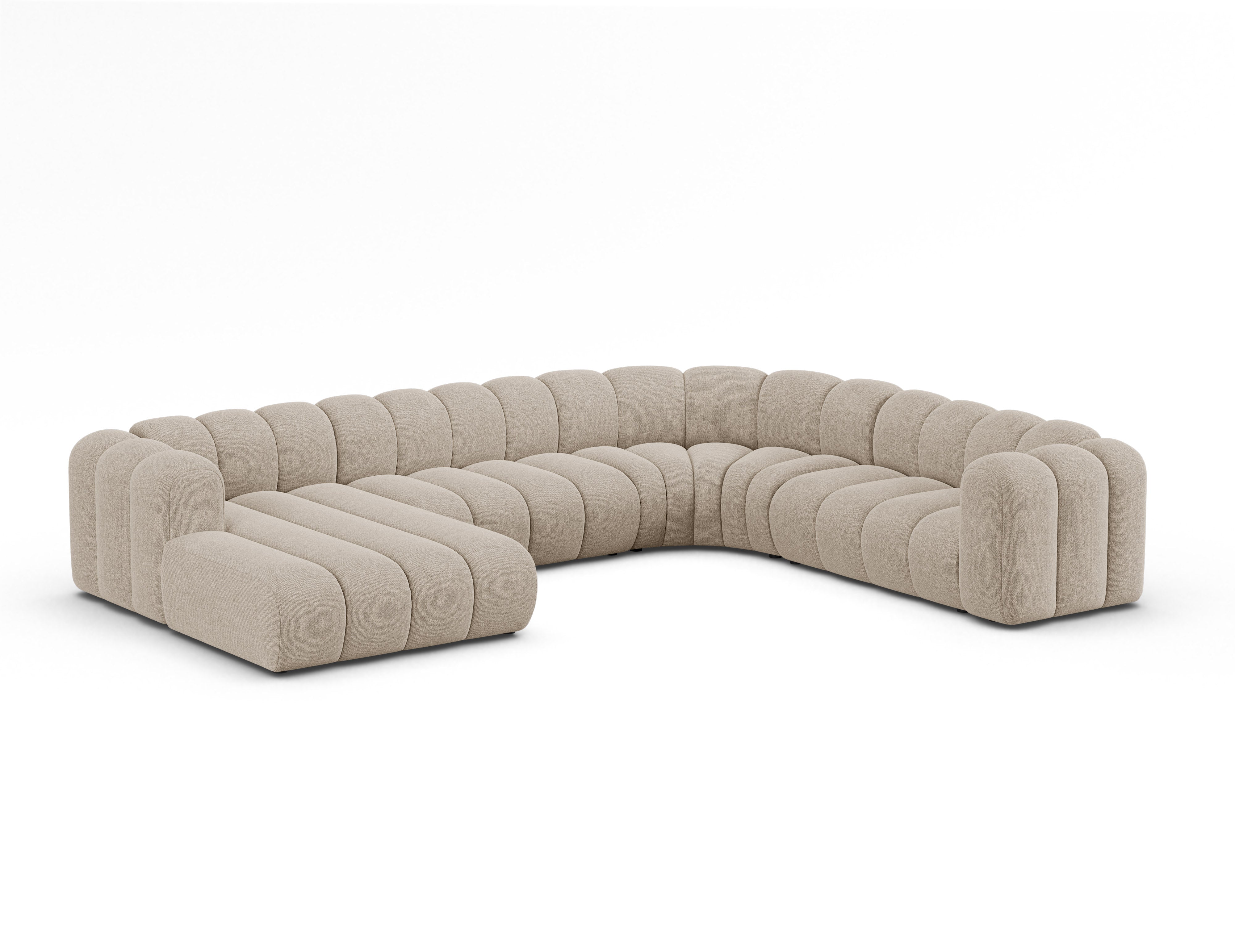 Kutna garnitura Lupine 370x280cm, Materijal: Chenille Eden