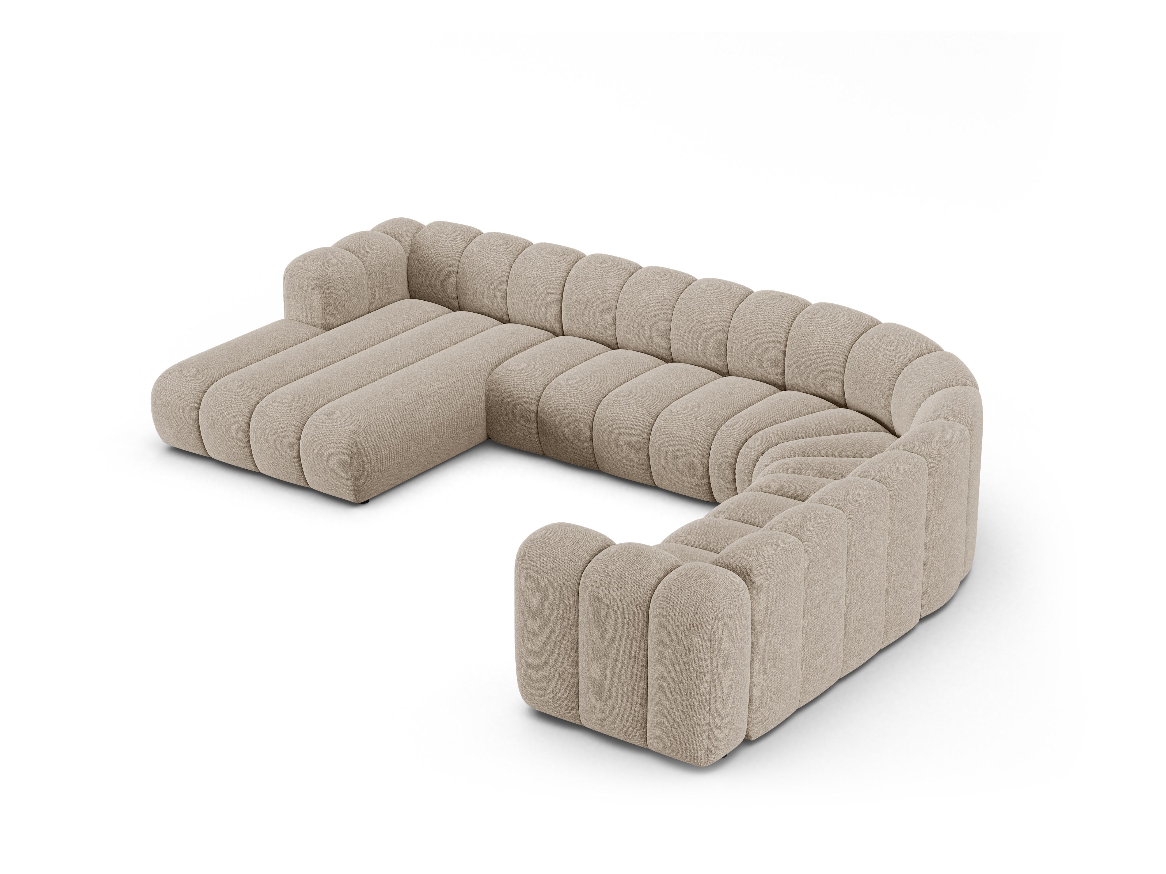 Kutna garnitura Lupine 370x280cm, Materijal: Chenille Eden