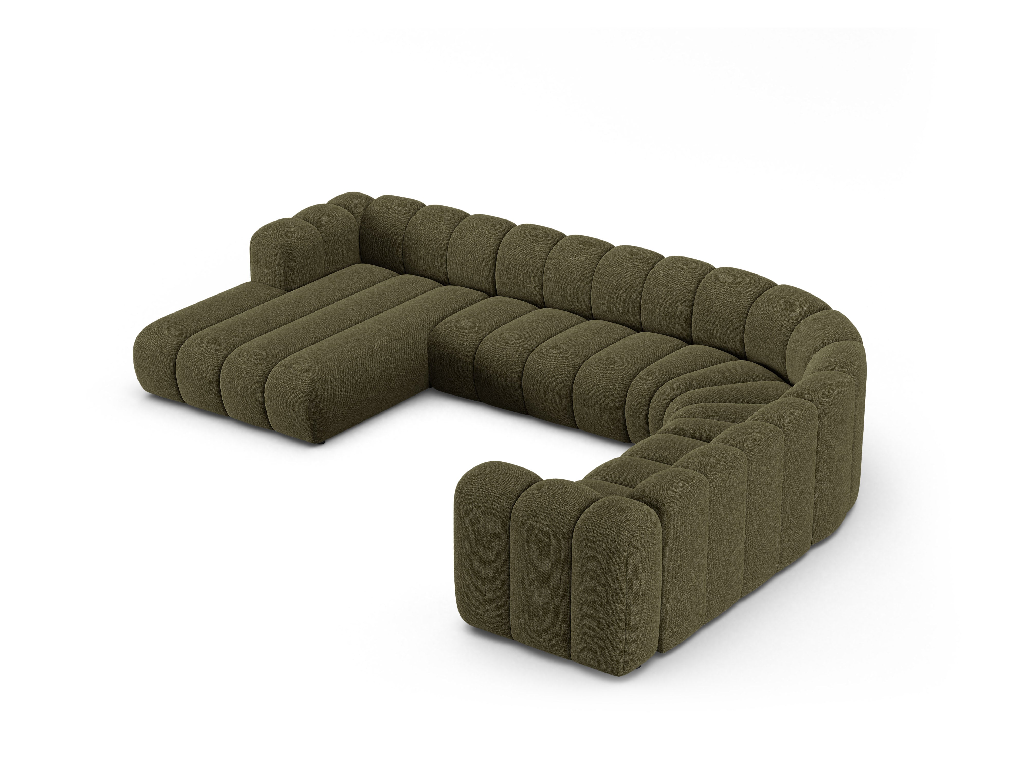 Kutna garnitura Lupine 370x280cm, Materijal: Chenille Eden
