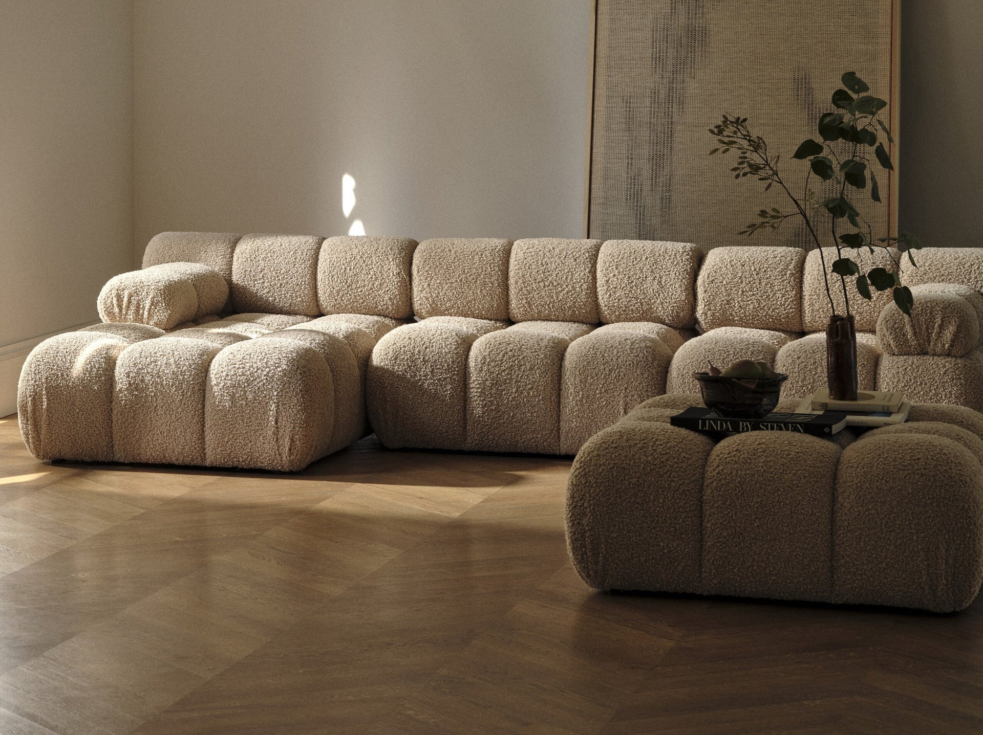 Bellis Modularna Sofa 282x94cm, Materijal: Boucle