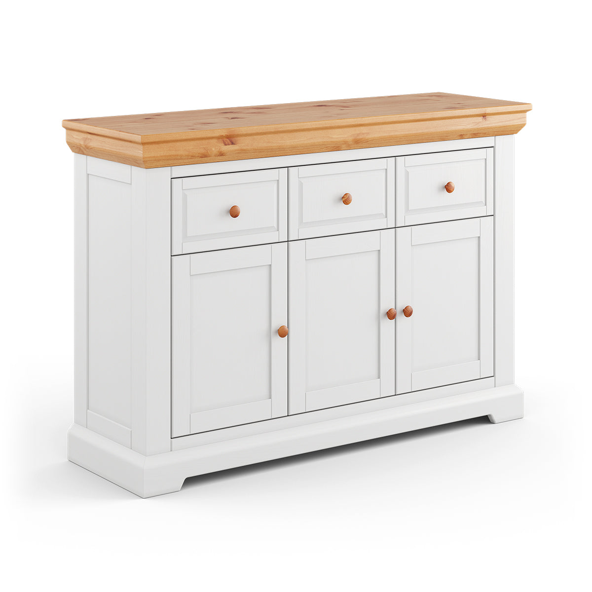 Komoda Marone 131x41 cm, Materijal: Masivna Borovina