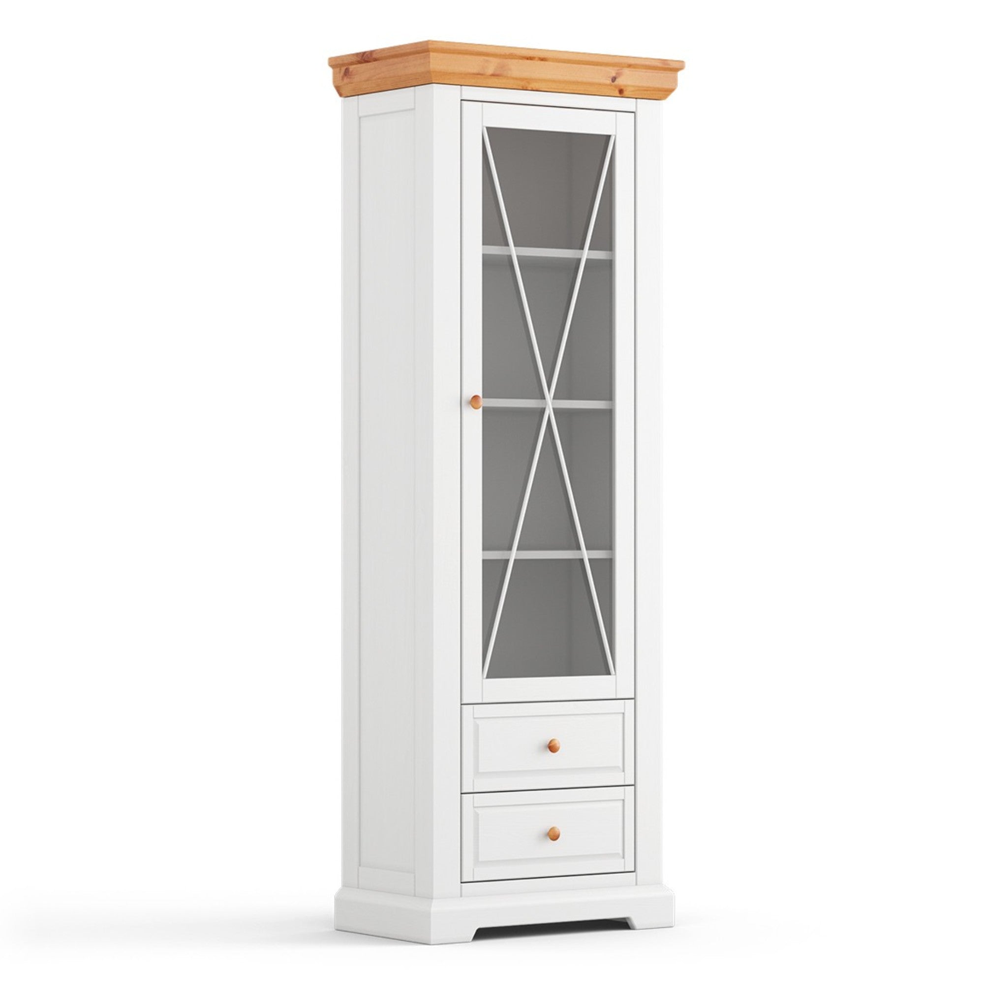 Vitrina Marone 41x199 cm, Materijal: Masivna Borovina