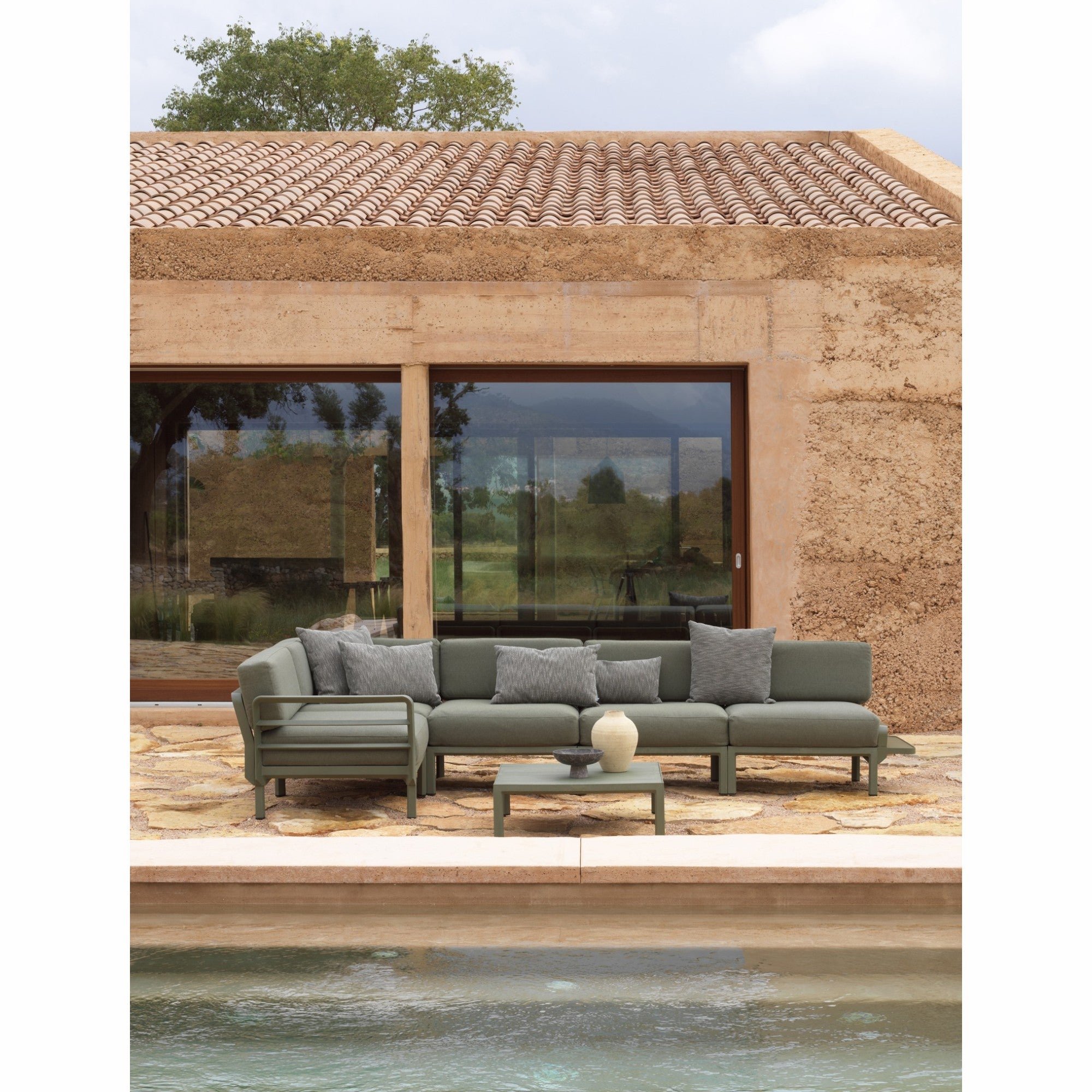 Outdoor kutna garnitura Maximo 344x184 cm Sa Stolićem