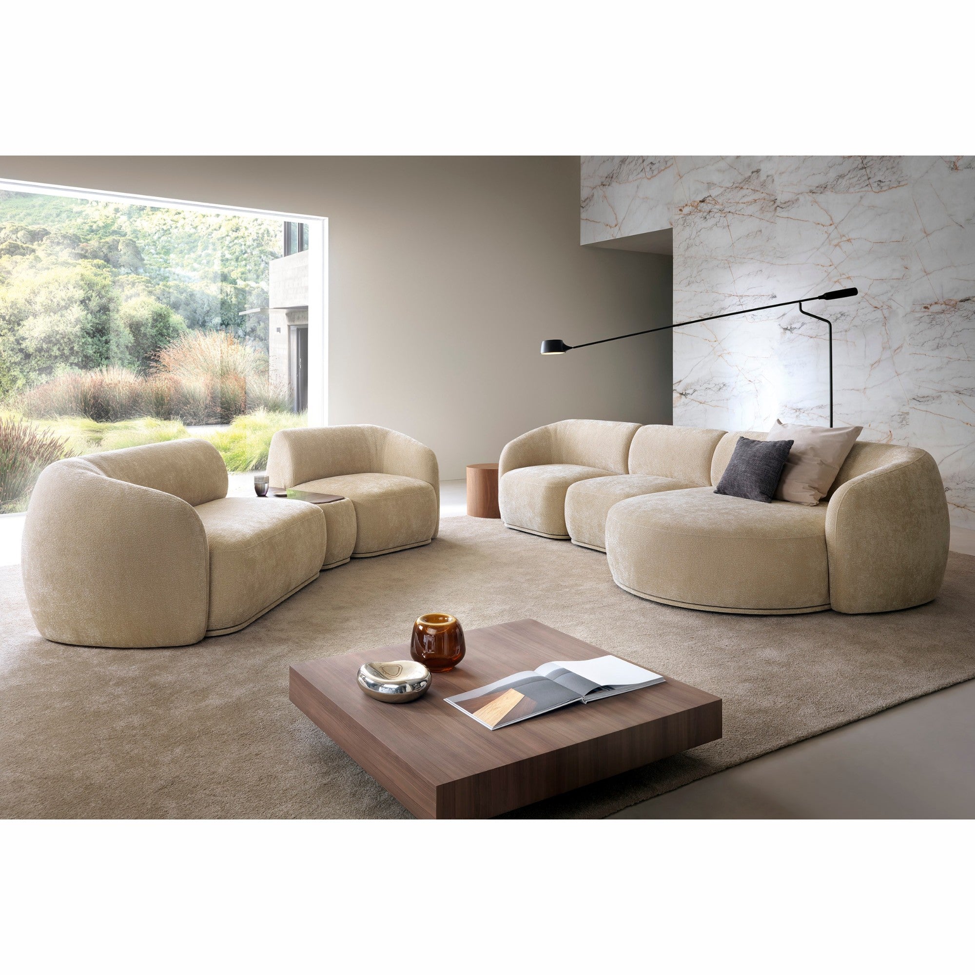 Modularna garnitura Nobo 288x147 cm, Materijal: Mogućnost izbora