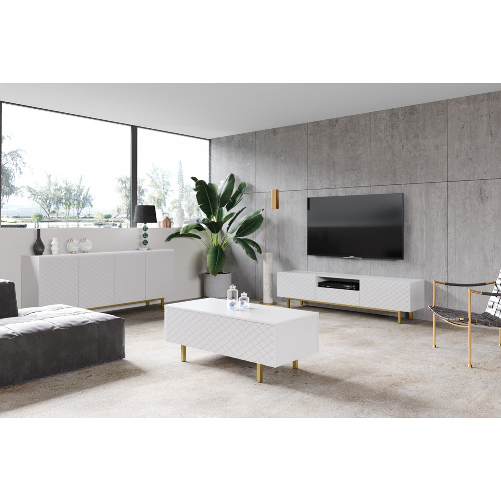 Klub stolić Scalia 120cm, Materijal:MDF