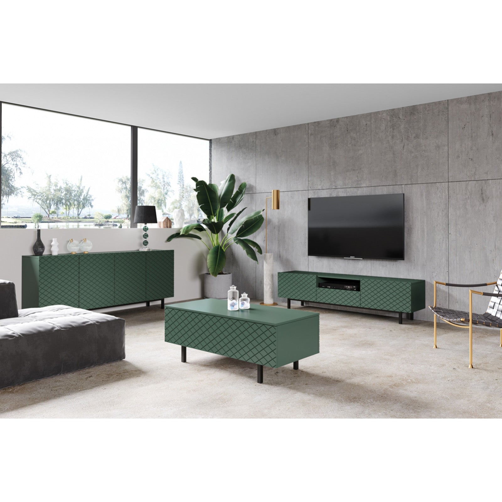 Klub stolić Scalia 120cm, Materijal:MDF