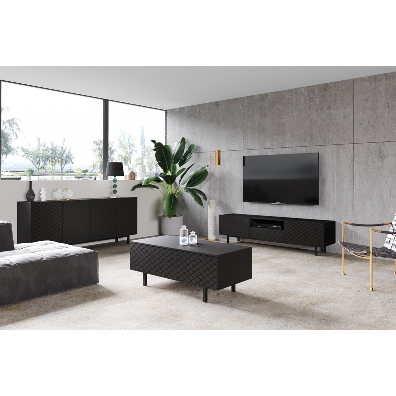 Klub stolić Scalia 120cm, Materijal:MDF