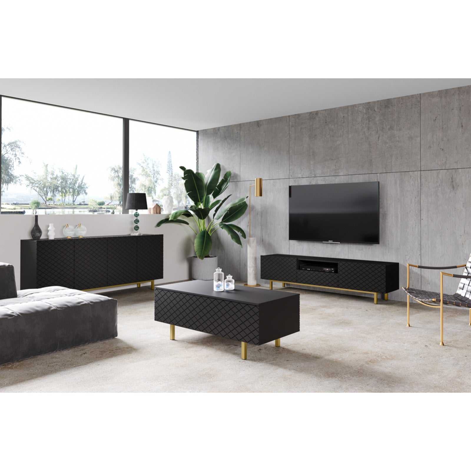 Klub stolić Scalia 120cm, Materijal:MDF