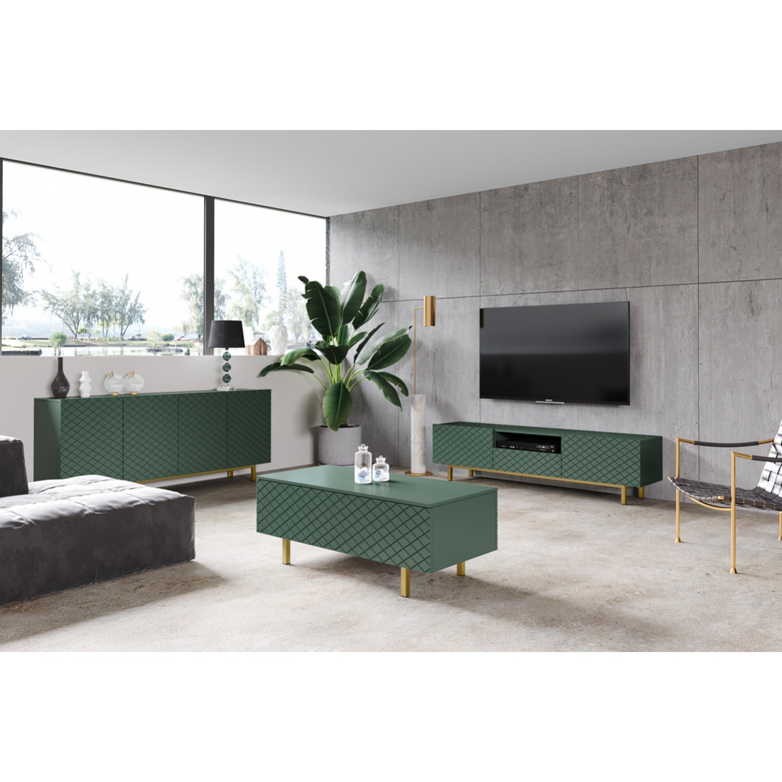 Klub stolić Scalia 120cm, Materijal:MDF