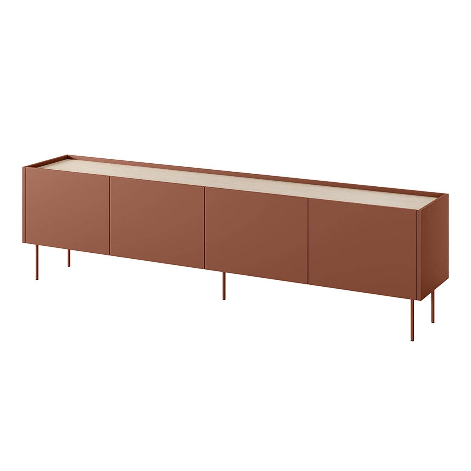 TV Komoda Desin 220cm, 4 vrata i 1 ladica, Materijal: MDF