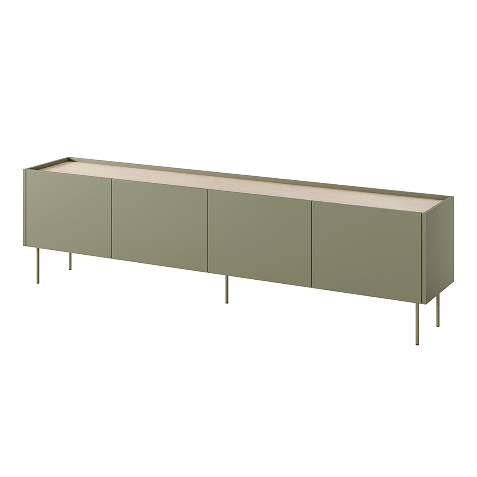 TV Komoda Desin 220cm, 4 vrata i 1 ladica, Materijal: MDF