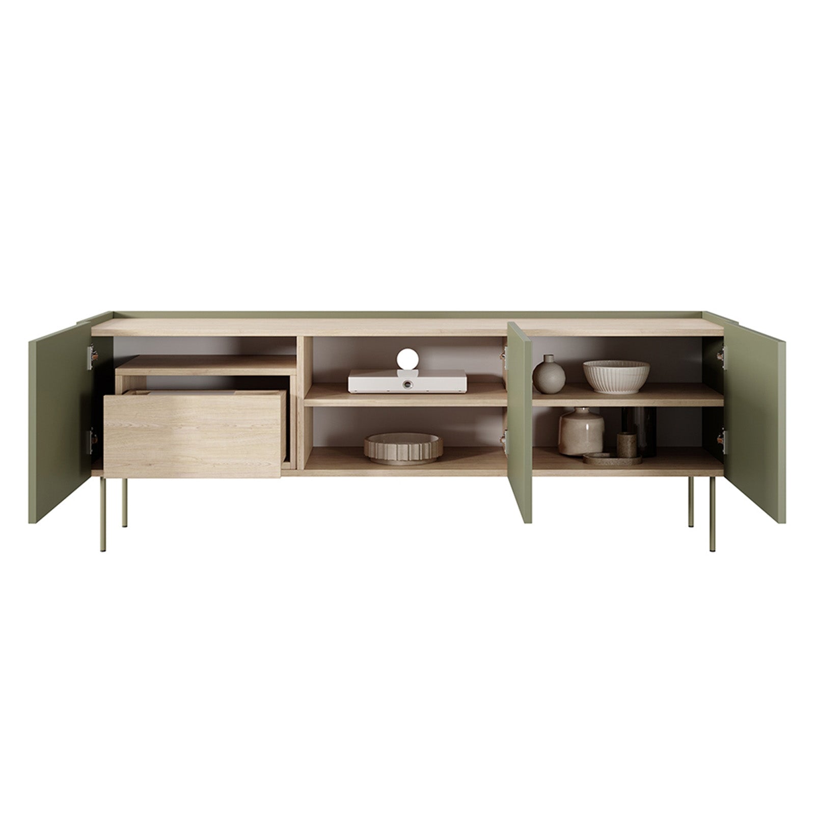 Komoda Desin 170cm, 3 vrata i 1 ladica, Materijal: MDF