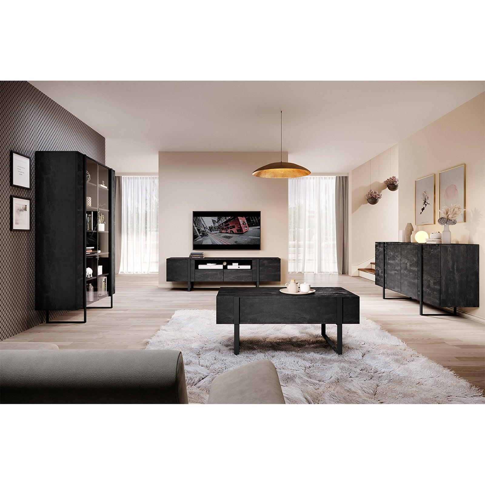 Komoda Verica 200cm, Materijal: Laminirana ploča